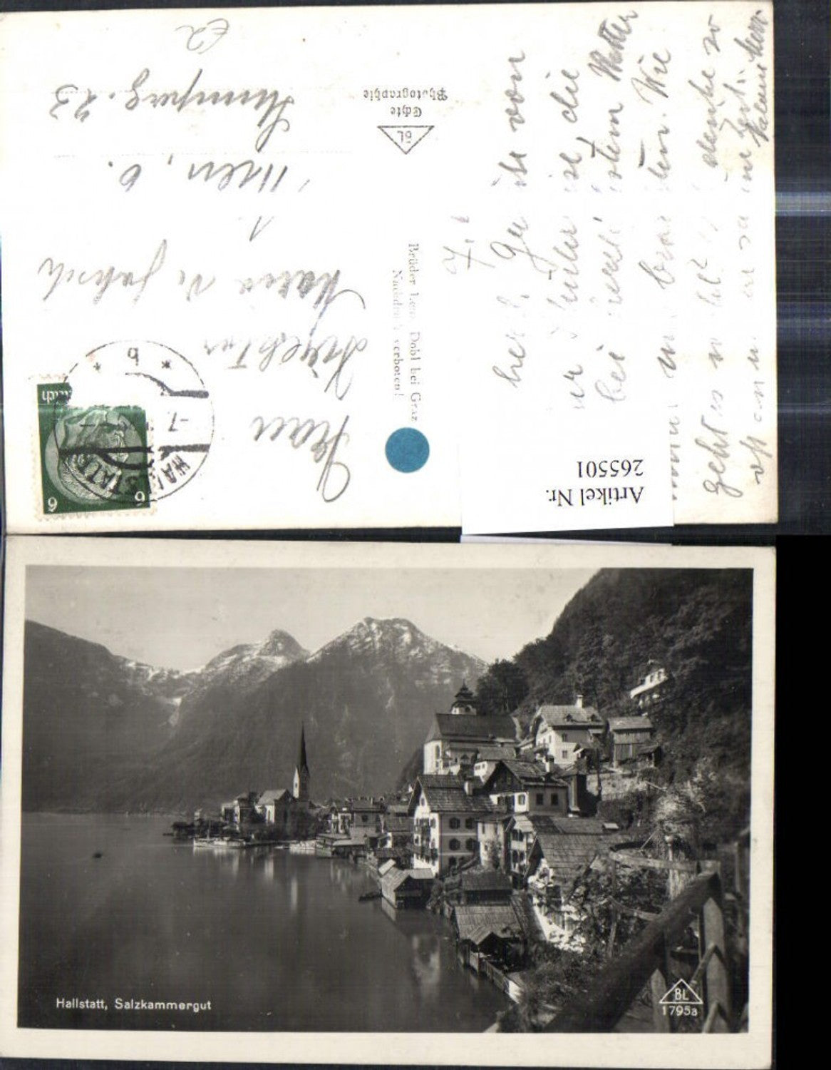 265501,Foto Ak Hallstattt Salzkammergut