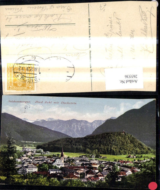 265536,Bad Ischl m. Dachstein Salzkammergut pub F. E. Brandt 110