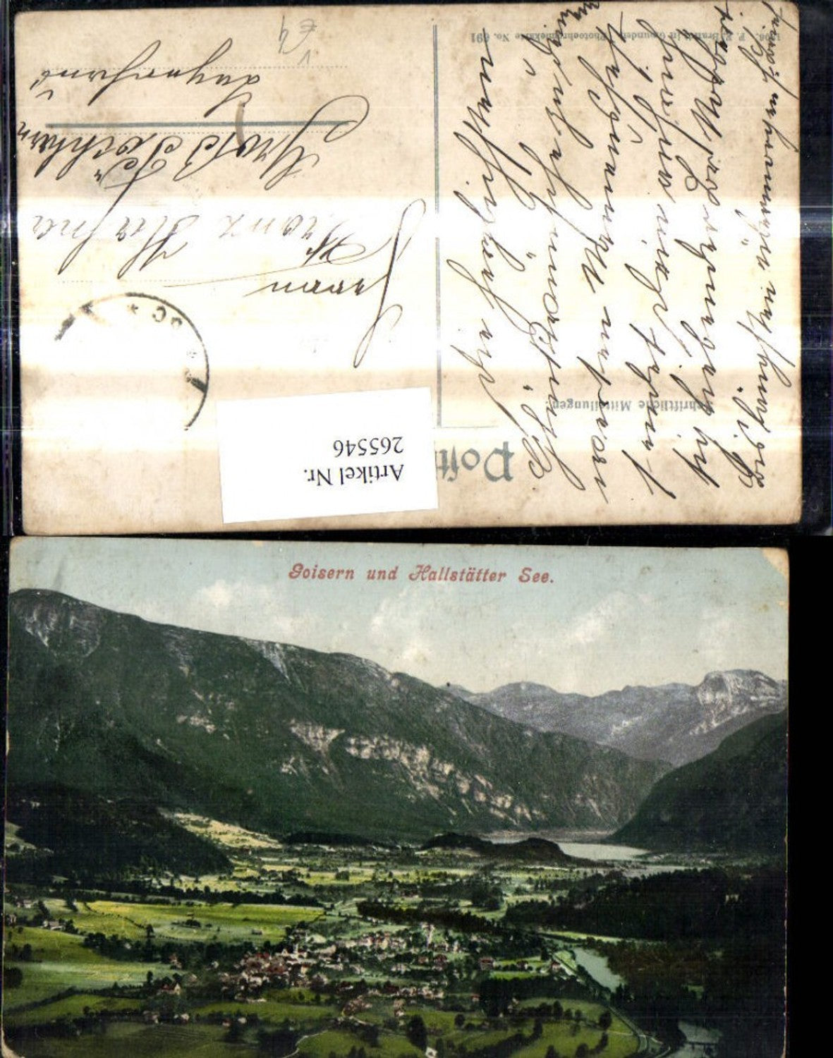 265546,Goisern u. Hallstätter See Hallstättersee Totale pub F. E. Brandt 691