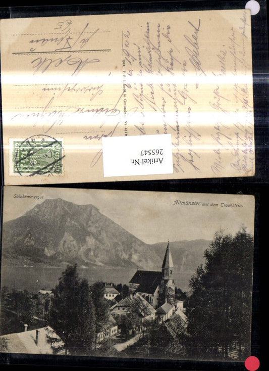 265547,Altmünster m. d. Traunstein Salzkammergut pub F. E. Brandt 4179