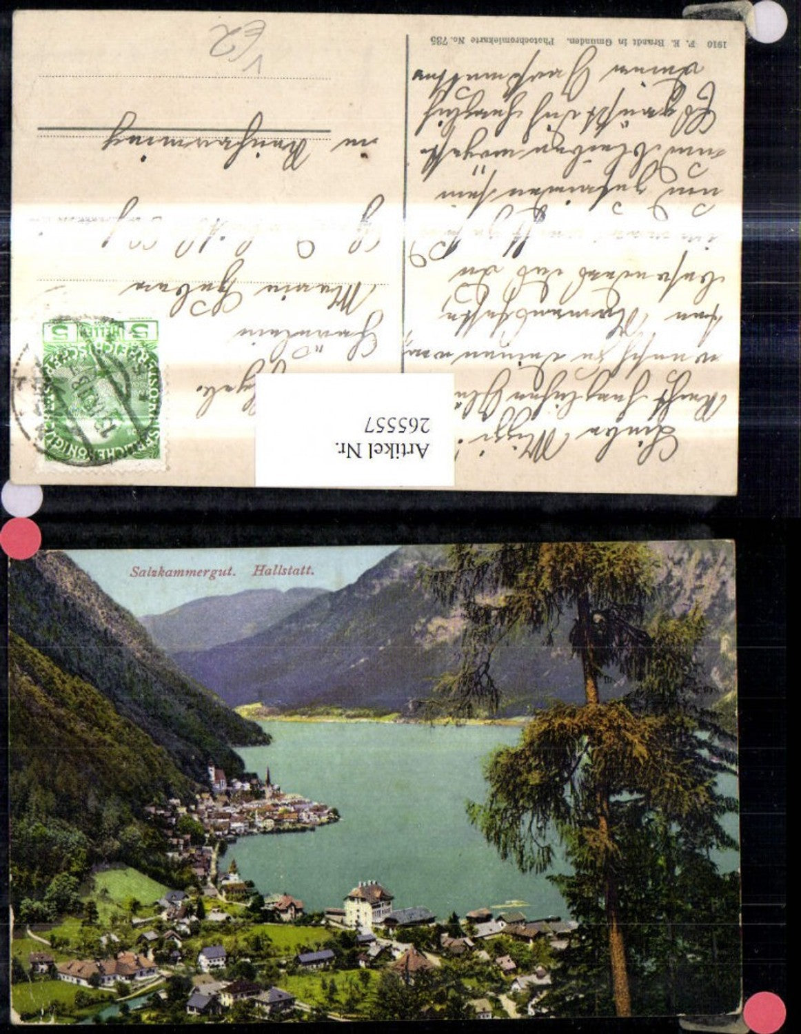 265557,Hallstatt Salzkammergut pub F. E. Brandt 735
