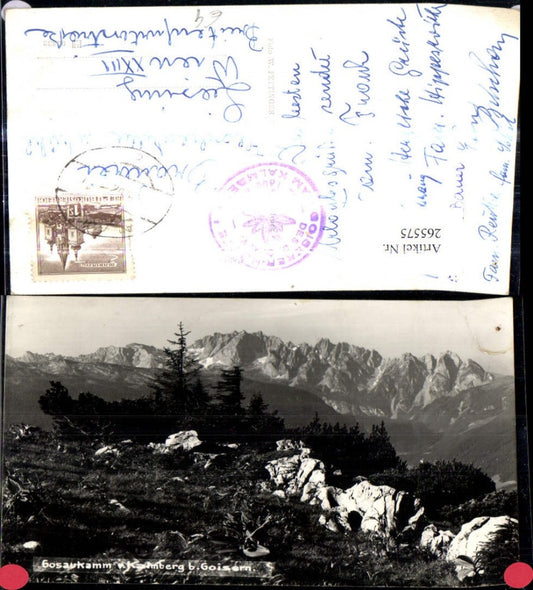 265575,Foto Ak Gosaukamm v. Kalmberg b. Goisern
