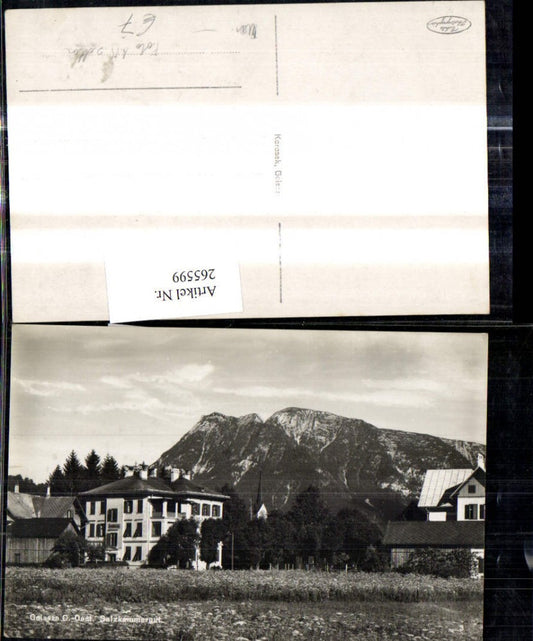 265599,Seltene Foto Ak Goisern Salzkammergut Ansicht Gebäude Haus