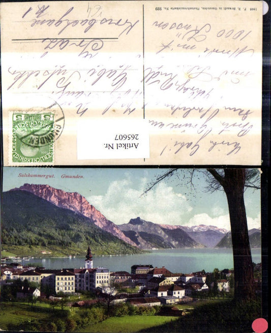 265607,Gmunden Salzkammergut pub F. E. Brandt 929