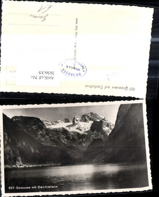 265635,Foto Ak Gosausee m. Dachstein Gosau