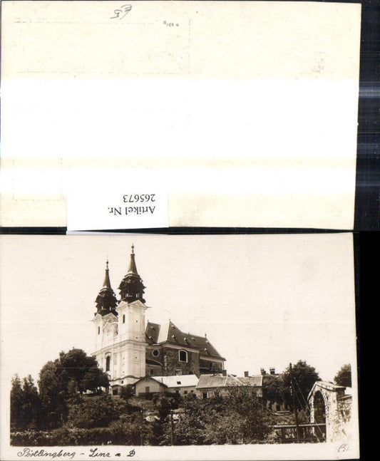 265673,Foto Ak Linz a. d. Donau Pöstlingberg Kirche