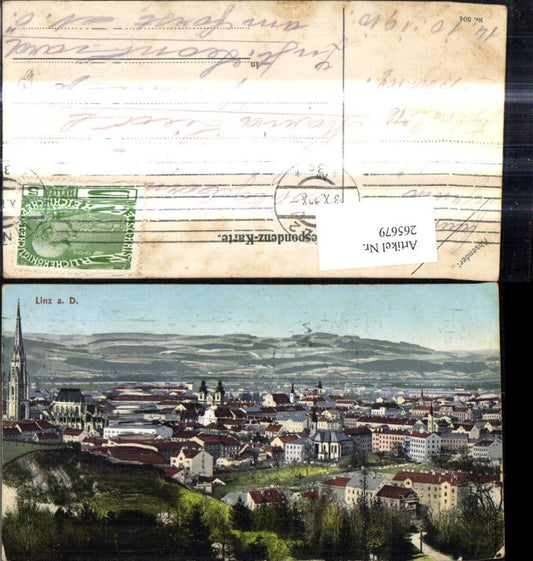 265679,Linz a. d. Donau Teilansicht