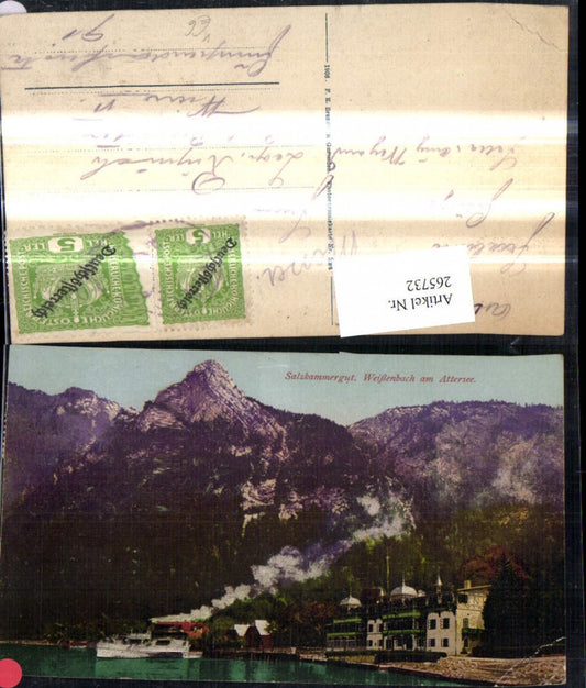265732,Weißenbach a. Attersee Salzkammergut pub F. E. Brandt 224
