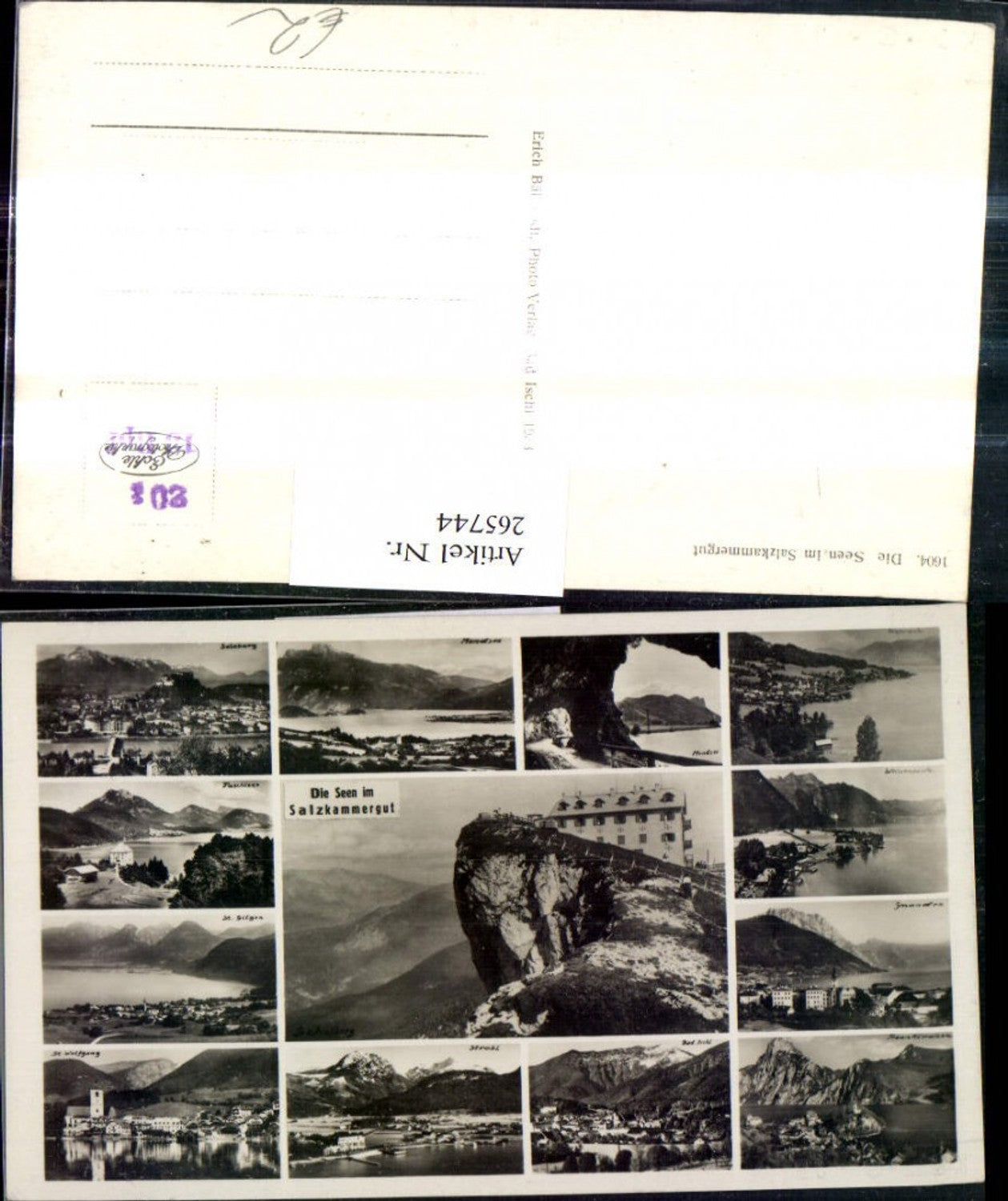 265744,Mehrbild Ak Die Seen i. Salzkammergut Strobl Gmunden St Gilgen Mondsee