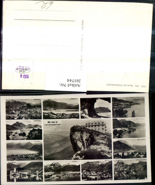 265744,Mehrbild Ak Die Seen i. Salzkammergut Strobl Gmunden St Gilgen Mondsee