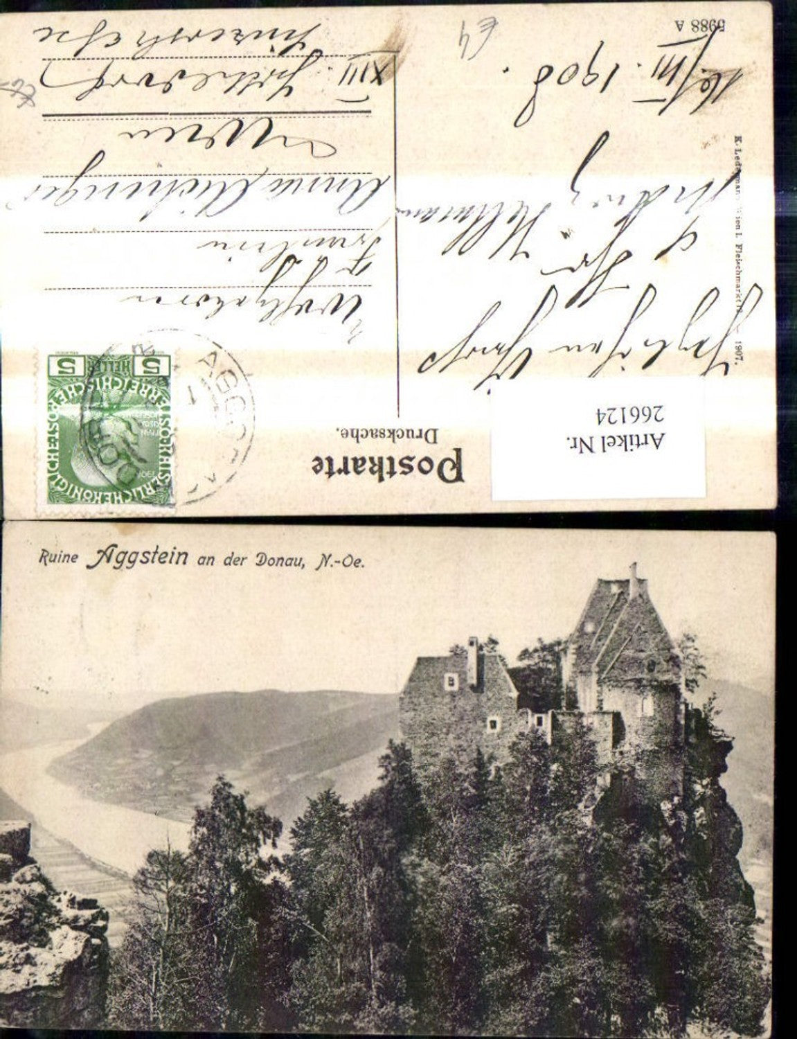 266124,Ruine Aggstein a. d. Donau