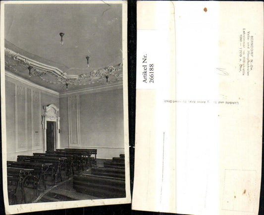 266188,Berndorf Volks u. Hauptschule Ansicht Lehrzimmer Barockstil