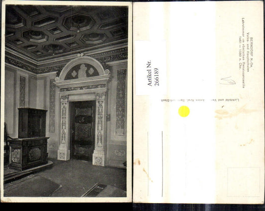 266189,Berndorf Volks u. Hauptschule Ansicht Lehrzimmer Renaissancestile