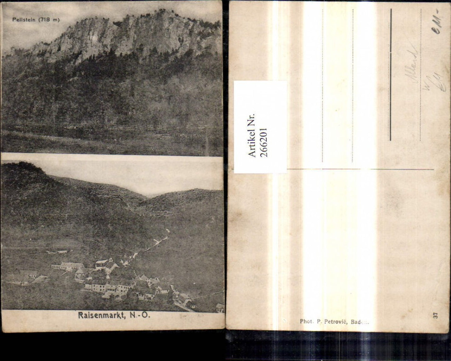 266201,Mehrbild Ak Raisenmarkt Peilstein Alland