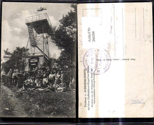 266204,Pfaffstättner Kogel b. Baden Pfaffstätten Klesheim Warte