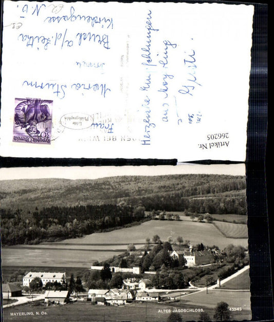 266205,Foto Ak Mayerling Altes Jagdschloss
