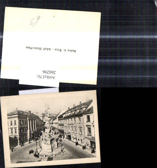 266296,Foto Baden b. Wien Hauptplatz