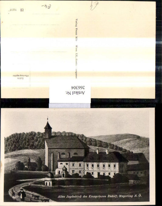 266304,Künstler Ak Mayerling Altes Jagdschloß d. Kronprinzen Rudolf