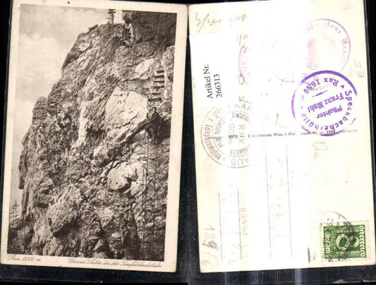 266313,Rax Grosse Leiter i. d. Teufelsbadstube b. Hirschwang a. d. Rax