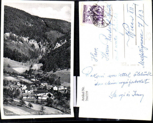 266339,Foto Ak Prigglitz b. Gloggnitz Totale