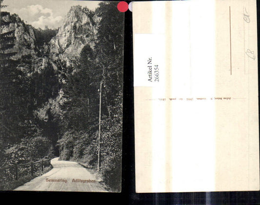 266354,Semmering Adlitzgraben Strasse