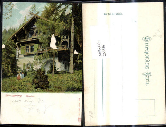 266356,Semmering Pfarrhof