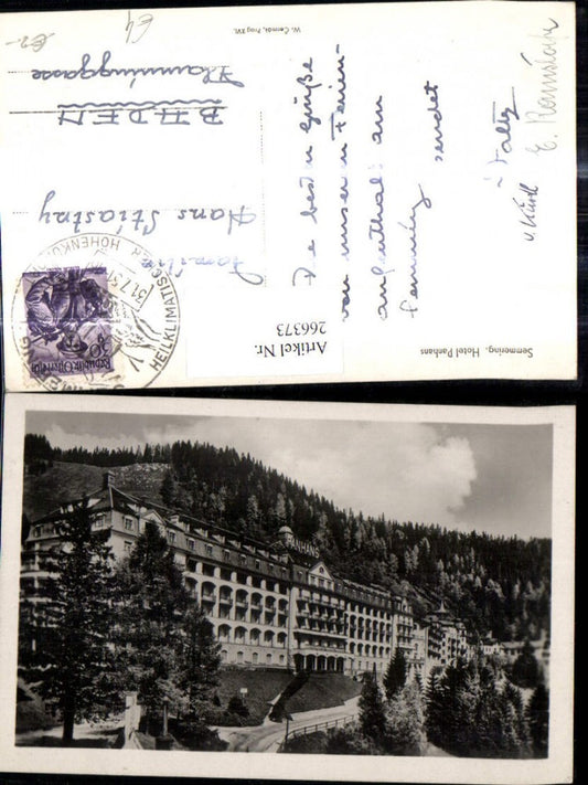 266373,Semmering Hotel Panhans
