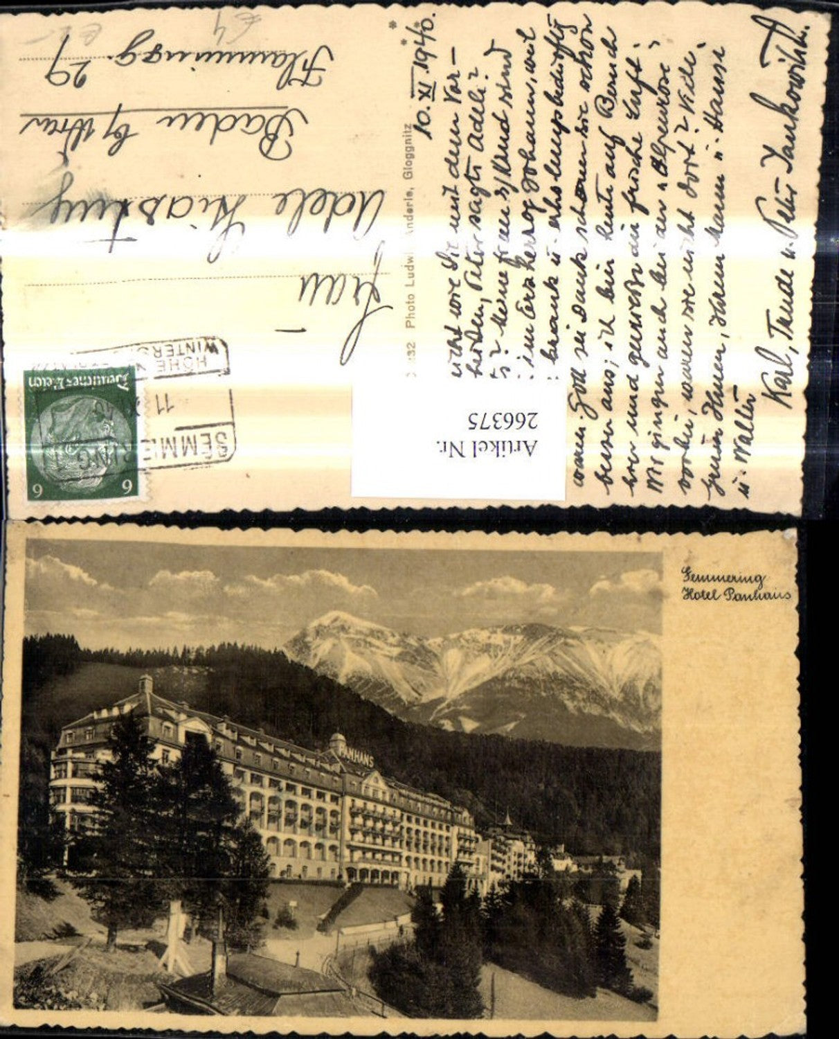 266375,Semmering Hotel Panhans