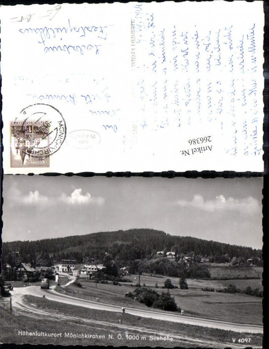 266386,Foto Ak Mönichkirchen Teilansicht
