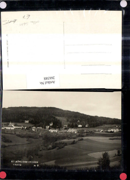 266388,Seltene Foto Ak Mönichkirchen Teilansicht