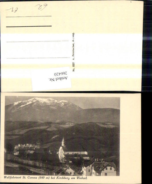 266420,St Corona b. Kirchberg a. Wechsel