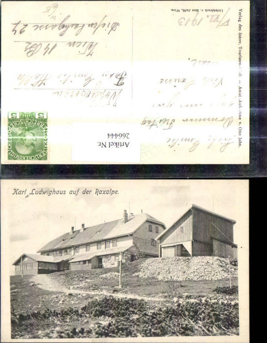 266444,Raxalpe Karl Ludwig Schutzhaus Reichenau a. d. Rax