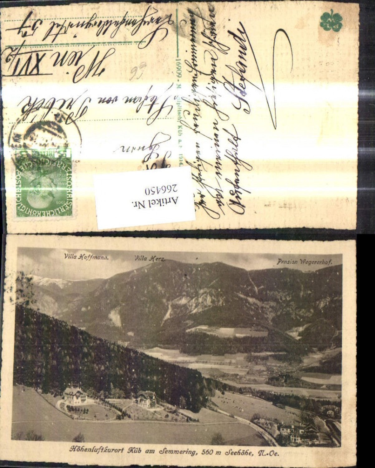 266450,Küb a. Semmering Totale
