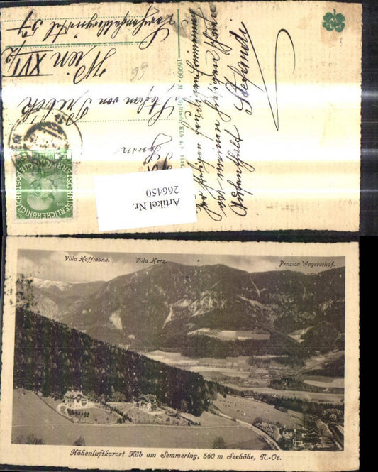 266450,Küb a. Semmering Totale