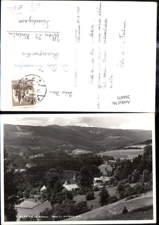 266471,Foto Ak St Peter a. Wechsel b. Aspang