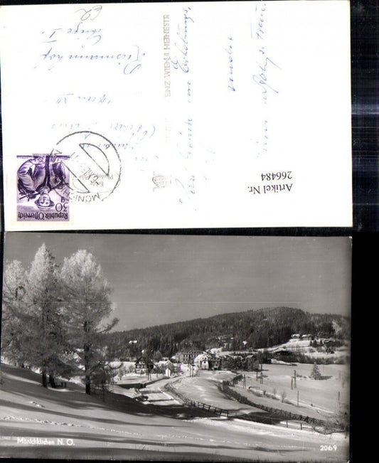 266484,Foto Ak Mönichkirchen Winteransicht