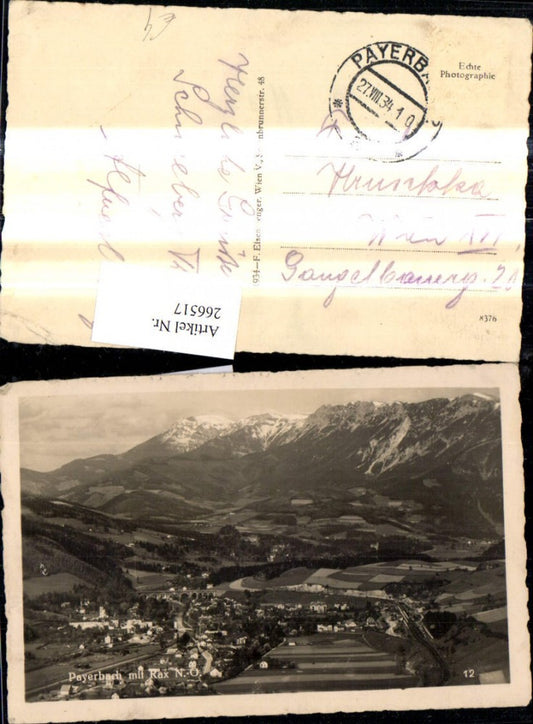 266517,Payerbach m. Rax Totale