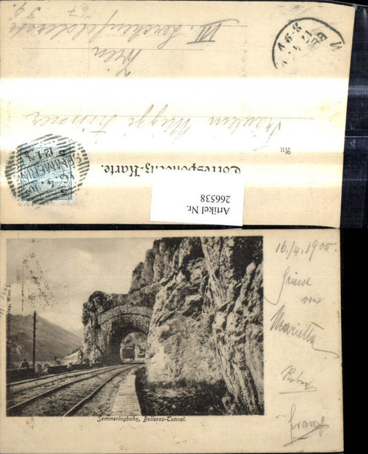 266538,Semmeringbahn Bolleros Polleros Tunnel Semmering