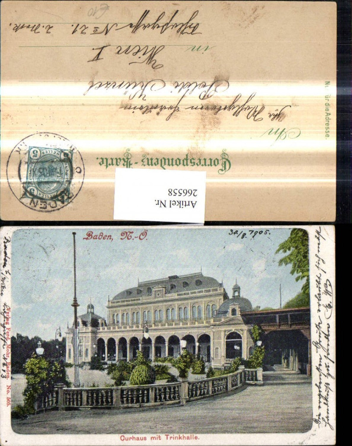 266558,Baden Curhaus Kurhaus m. Trinkhalle