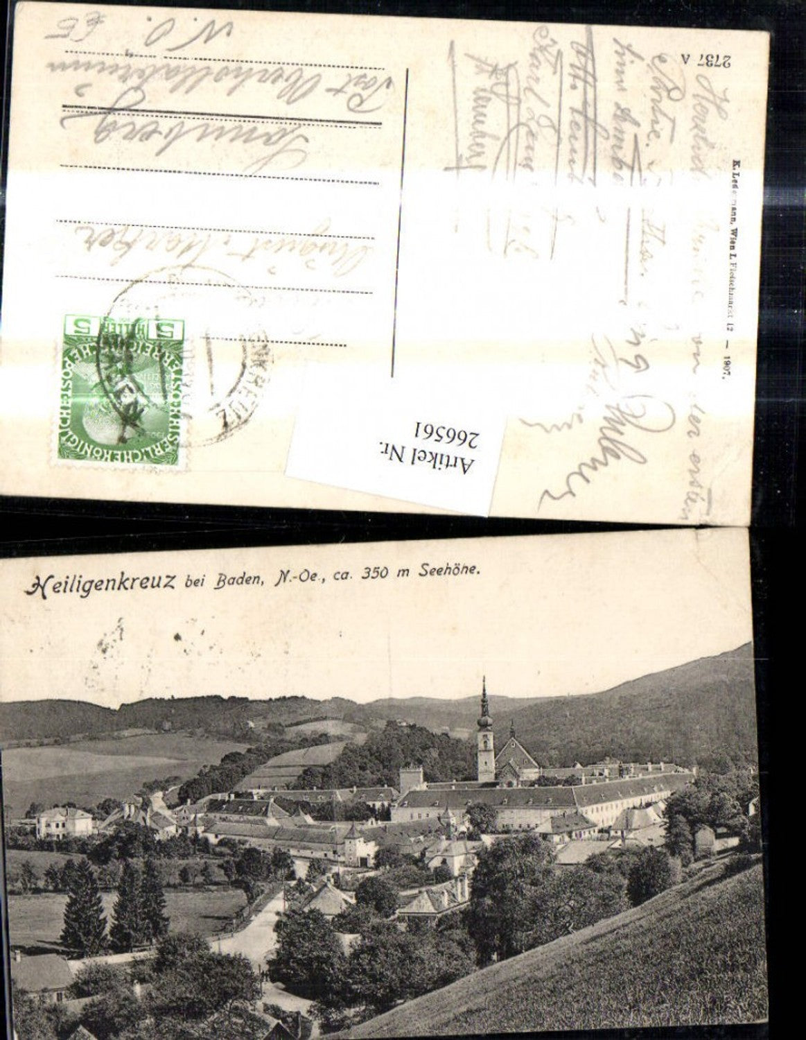 266561,Heiligenkreuz b. Baden Totale m. Stift