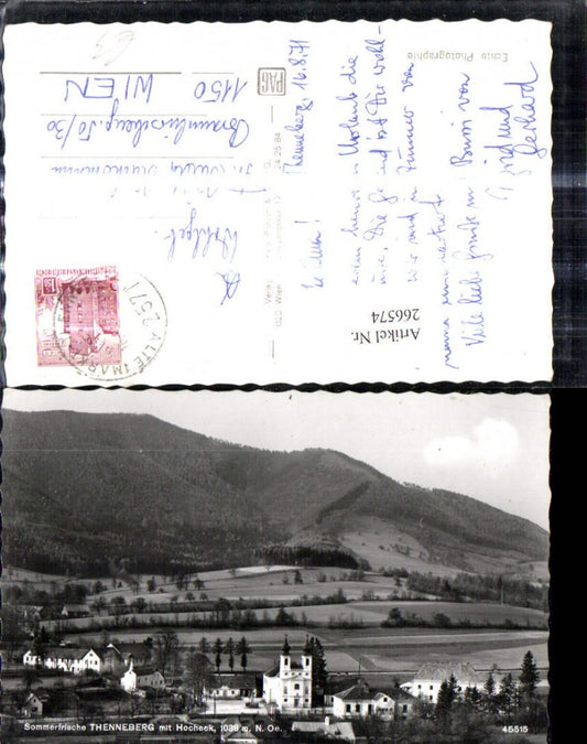 266574,Foto Ak Thenneberg m. Hocheck