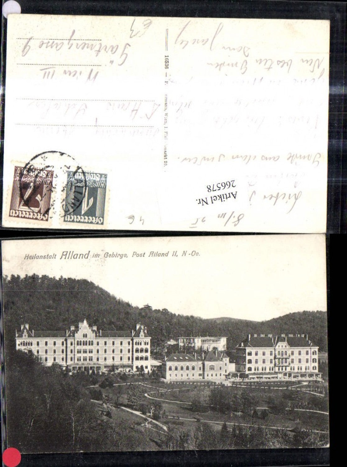266578,Alland i. Gebirge Heilanstalt