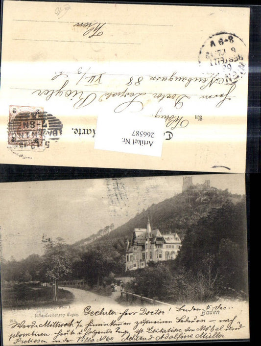 266587,Baden Villa Erzherzog Eugen