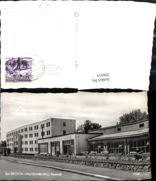 266634,Foto Ak Bad Deutsch Altenburg Kuranstalt