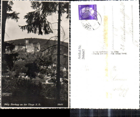 266667,Foto Ak Burg Hardegg a. d. Thaya