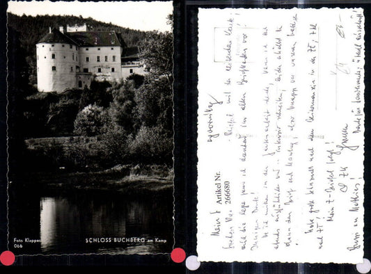 266680,Foto Ak Schloss Buchberg a. Kamp pub Anton Klapper 066