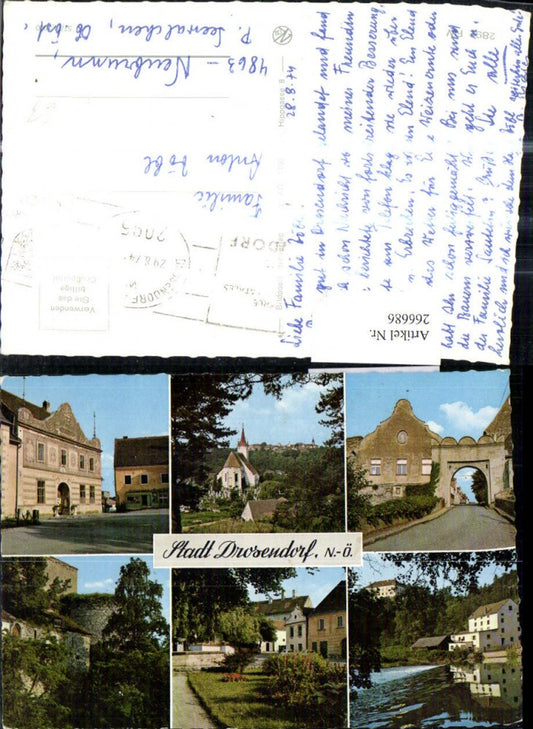 266686,Mehrbild Ak Stadt Drosendorf