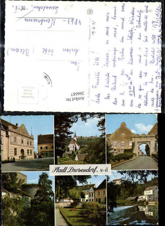 266687,Mehrbild Ak Stadt Drosendorf
