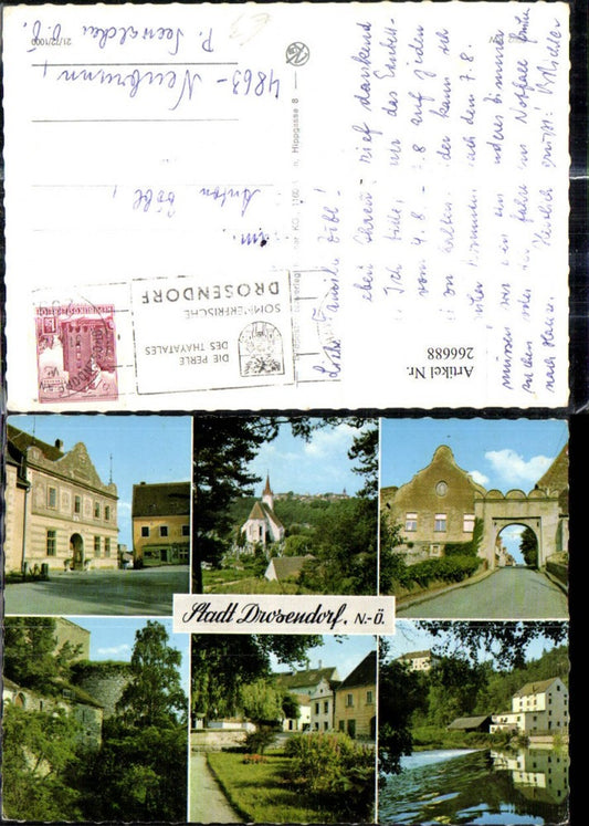 266688,Mehrbild Ak Stadt Drosendorf
