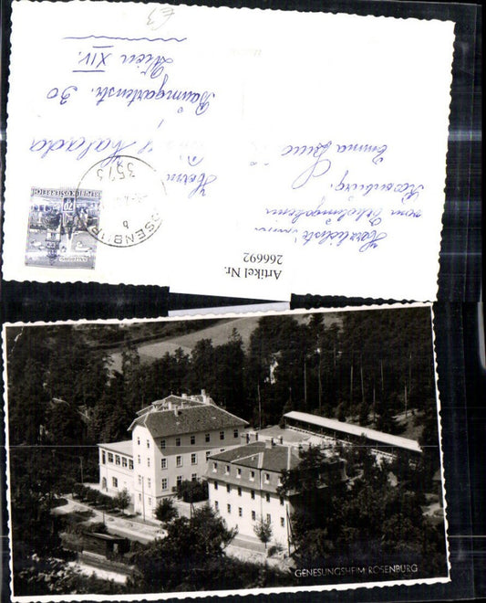 266692,Foto Ak Genesungsheim Rosenburg